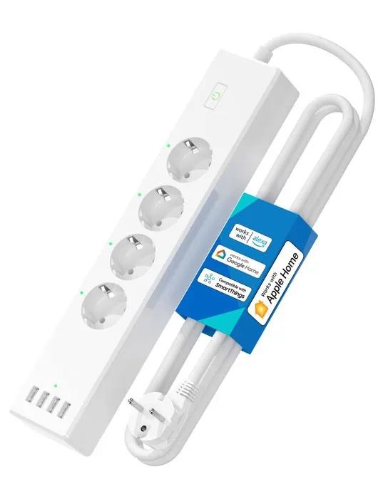 meross smart power strip mss425fhk 4 ac outlets 4 usb