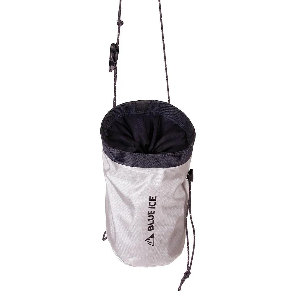 blue ice chalk bag sender white