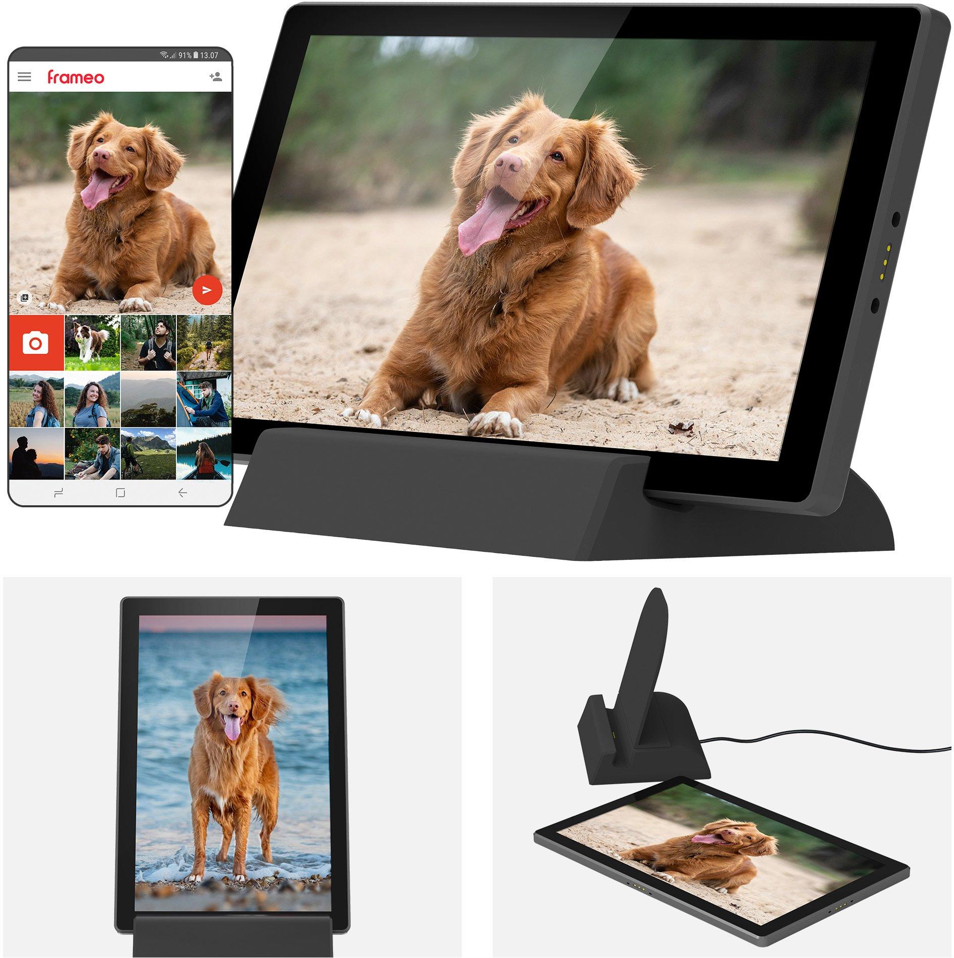 kruger&matz digital picture frame frameo wifi 10.1 inch