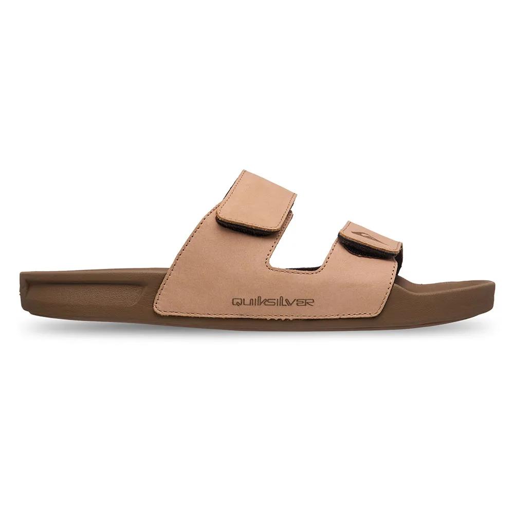 quiksilver sandals rivi leather brown eu 47