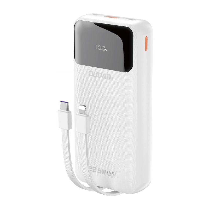 dudao power bank k15pro 20000mah 22.5w pd 4 ports white