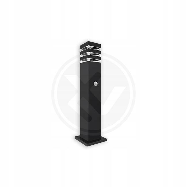 masterled garden lamp e27 60cm ip54 with motion sensor black