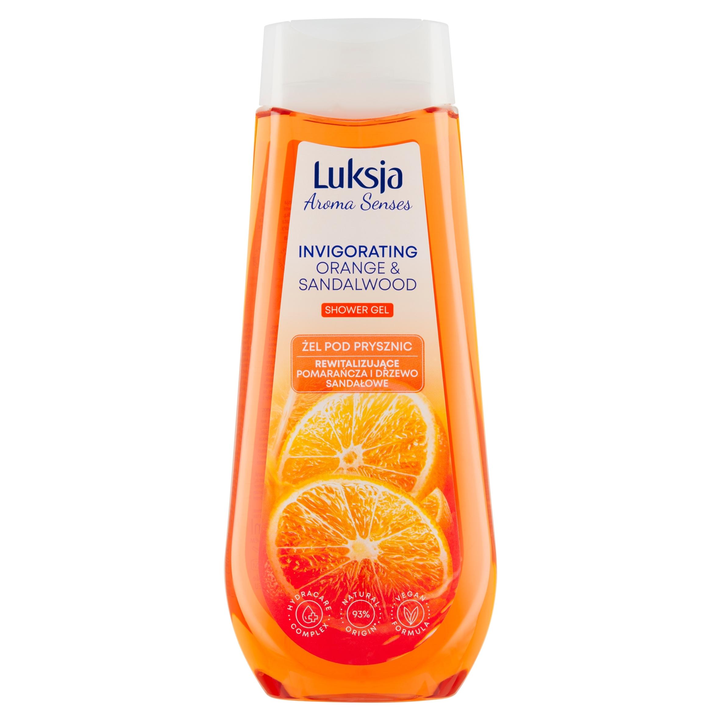 luksja shower gel aroma senses orange sandalwood 500ml