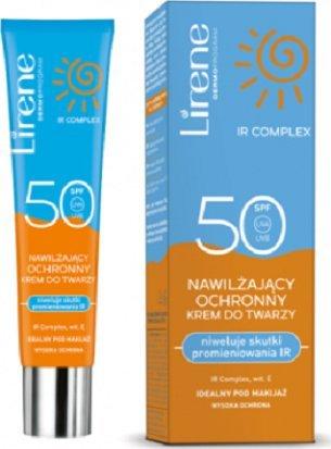 lirene face cream moisturizing protective spf50 40ml