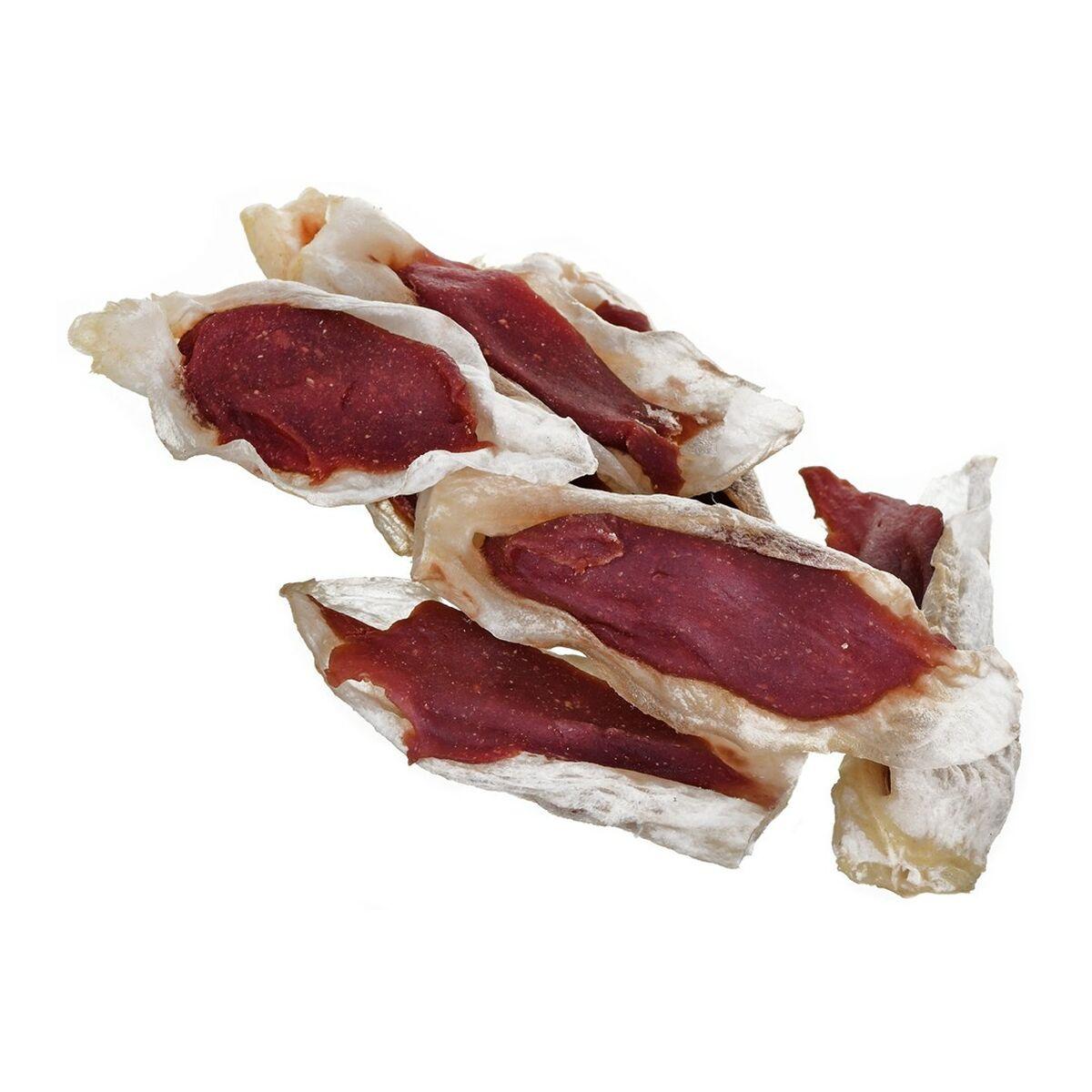 petitto dog treats rabbit ear stuffed with duck 500g