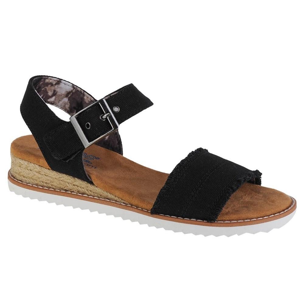 skechers sandals desert kiss adobe princess black