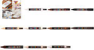 posca permanent marker pc-5m pink 1 piece