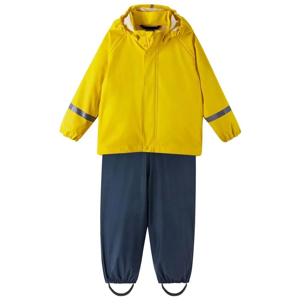 reima rain set tihku yellow 18 months