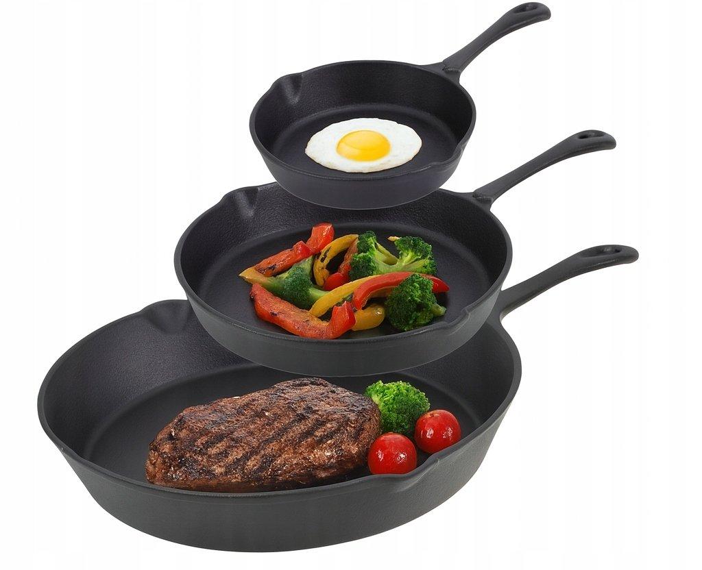 krisberg frying pans set 20/25/30cm induction 3 pack