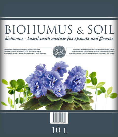 biohumus&soil fertilizer biohumus-based soil mix 10l