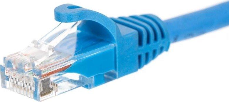 netrack patchcord rj45 kat 6 utp 0.25m blue