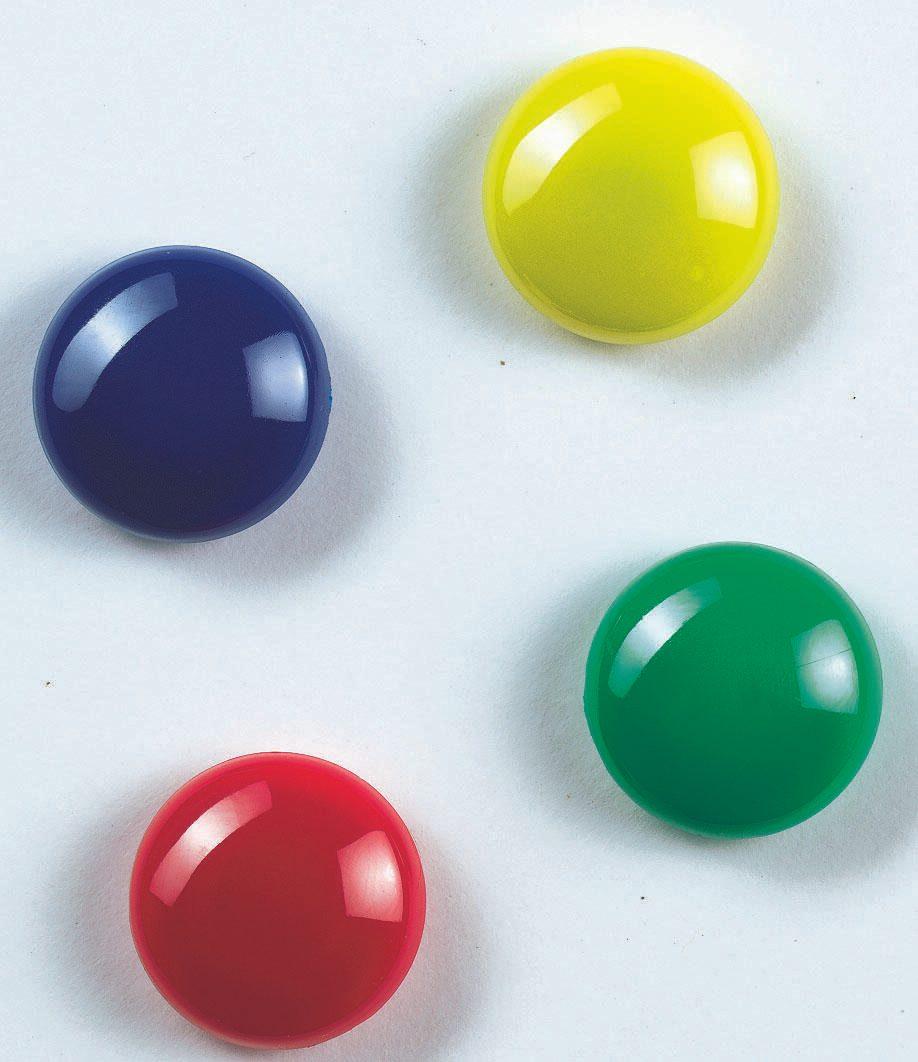 zeller magnets o 2.0 x 0.9 cm 3 pack assorted colors