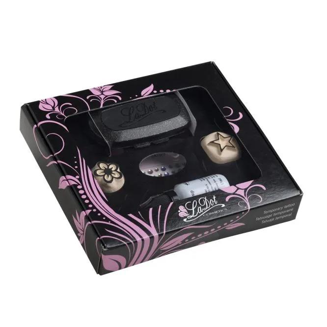 ladot temporary tattoo kit set 1 black ink 15ml