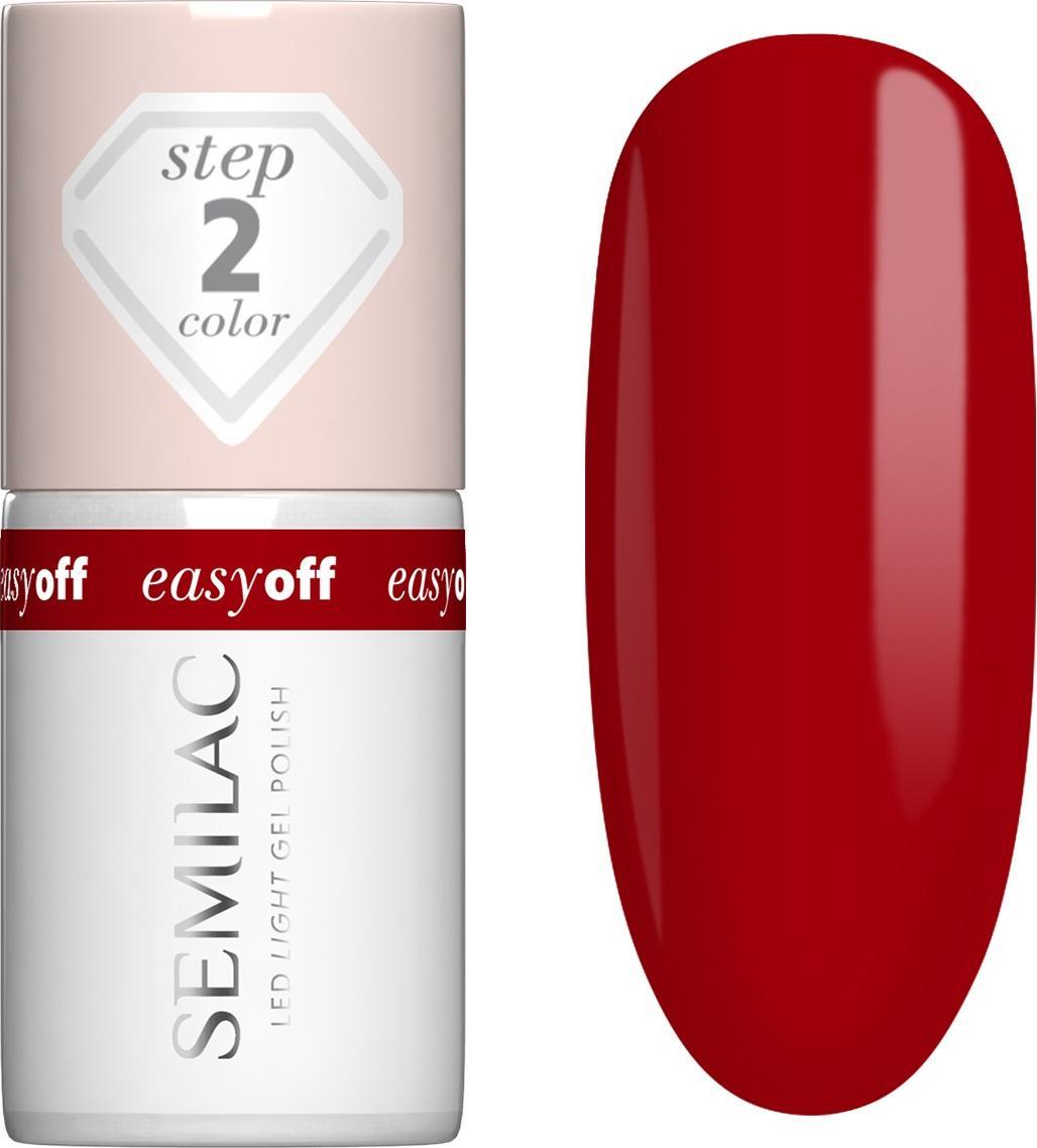 semilac hybrid nail polish easy off the red core 7 ml