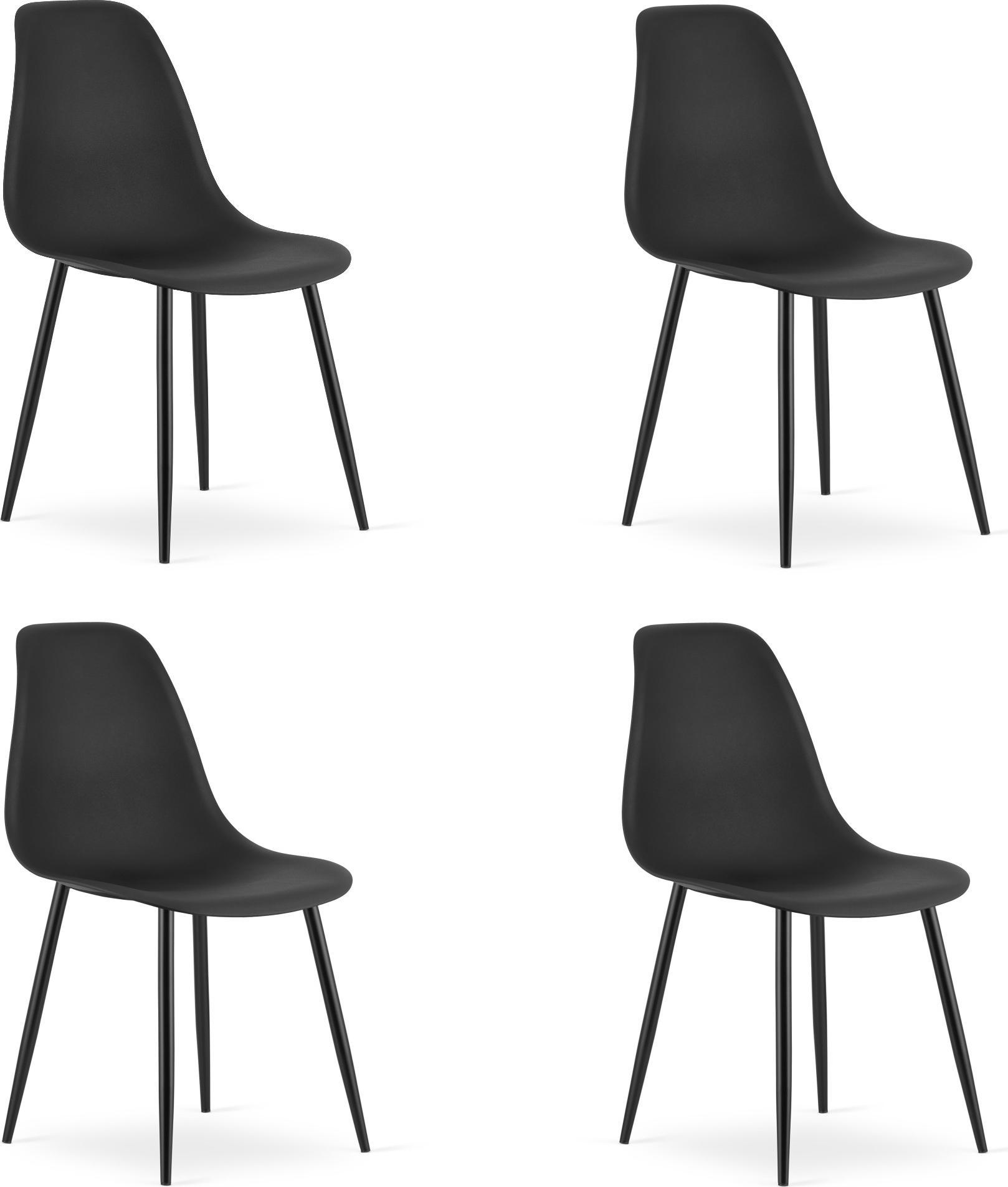 wat chairs black 4 pack
