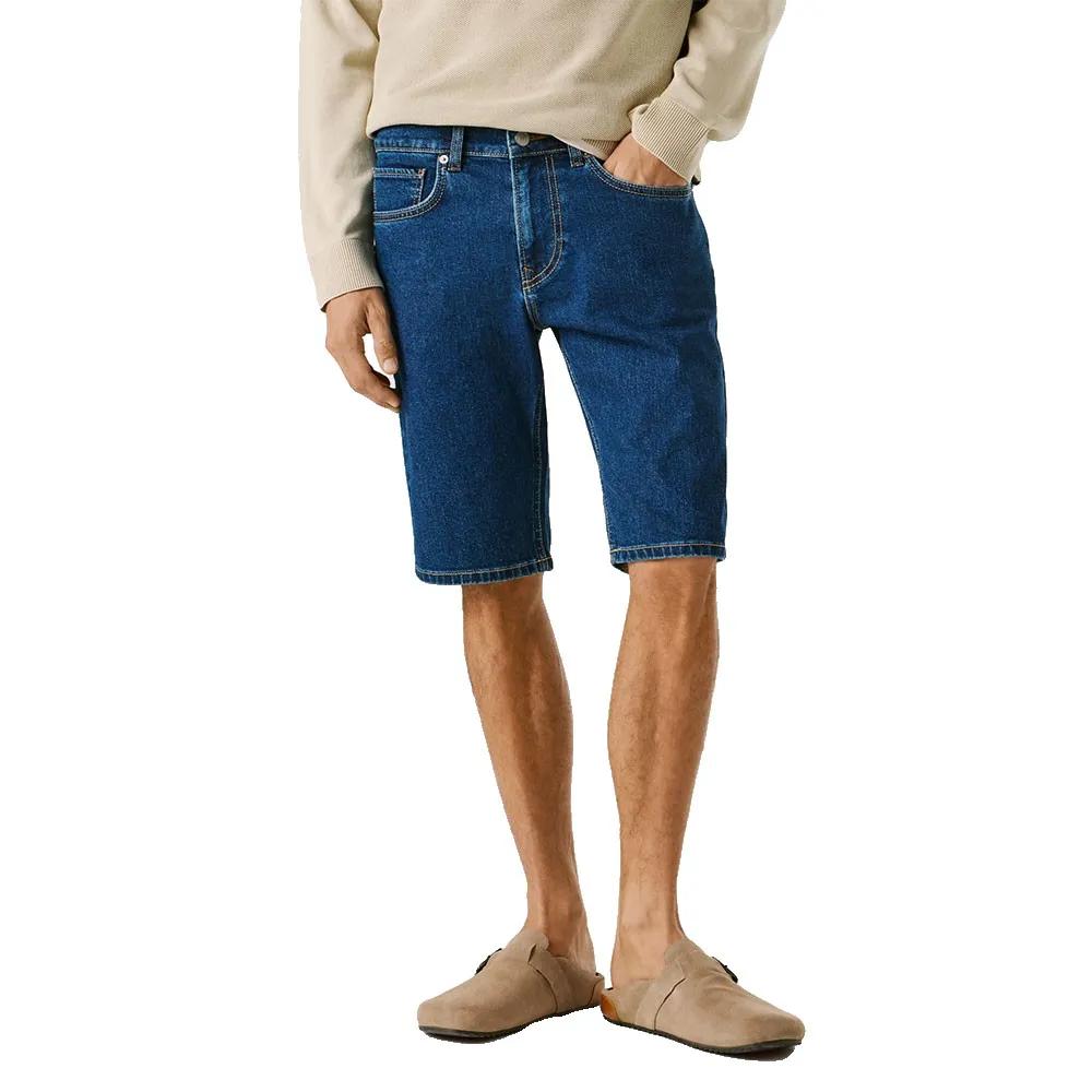 pepe jeans denim shorts cash straight fit blue 34