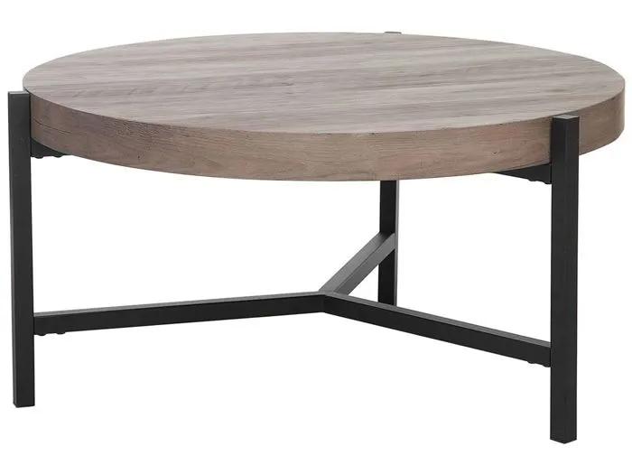 beliani coffee table bonita taupe 70cm