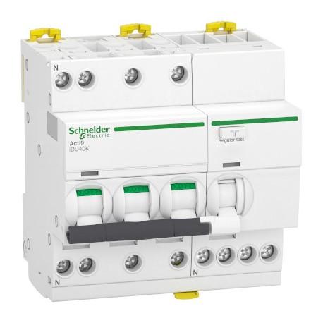 schneider circuit breaker iDD40K 16A 3P+N