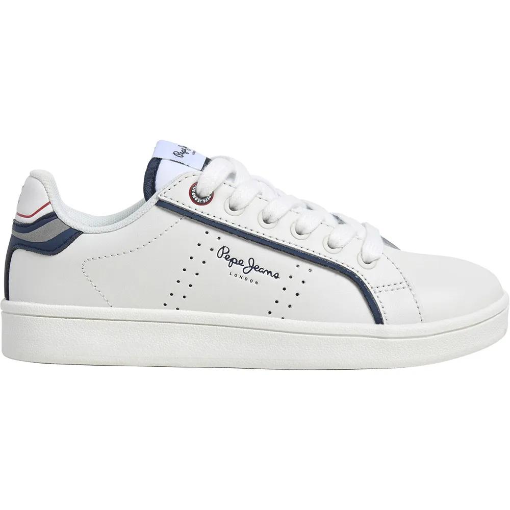 pepe jeans sneakers player young pbs000009 white 37 eu