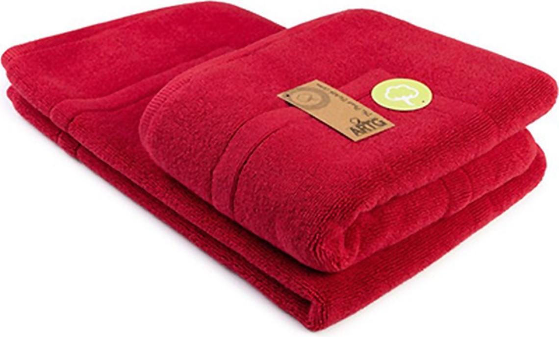 artg bath mat ar019 deep red 50x80cm