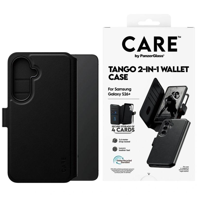 panzerglass wallet case tango 2in1 samsung galaxy s26+ black