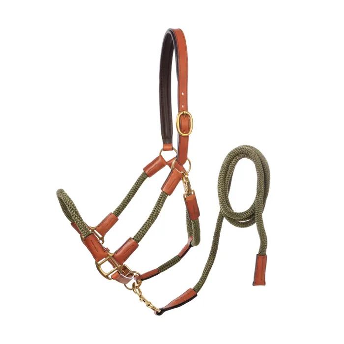 kavalkade horse halter cavo brown-green