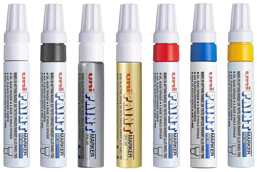 uni oil marker px-30 red