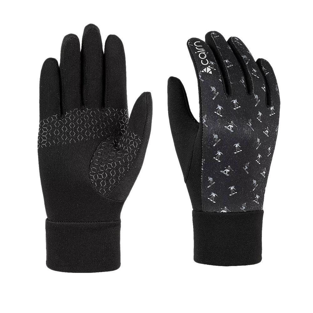 cairn gloves warm black 12-14 years