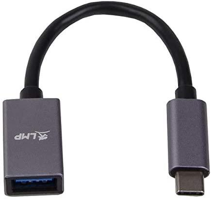 lmp usb adapter usb type a to type c gray