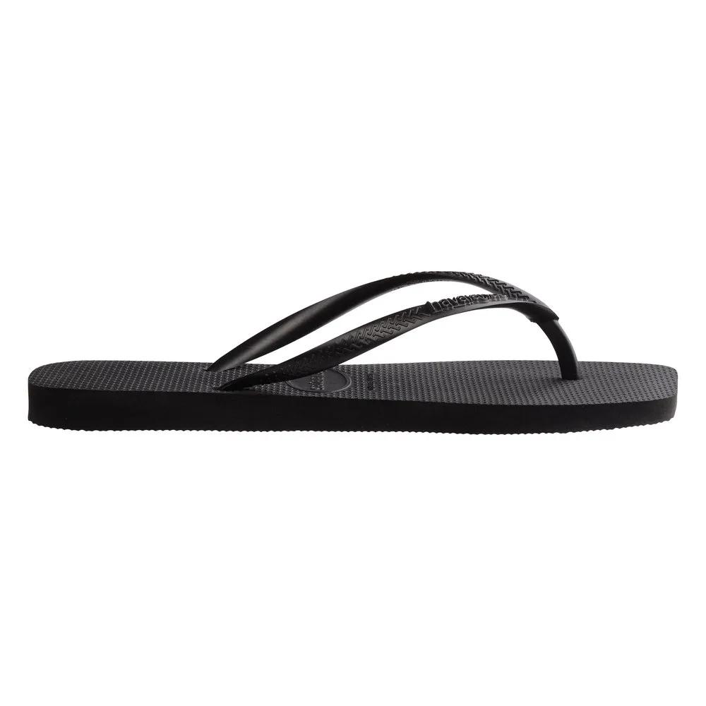 havaianas flip flops square black 33/34