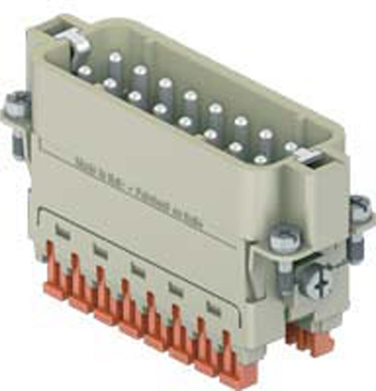 ilme connector insert gr.66.16 16p+pe 16a 250v 1 pack