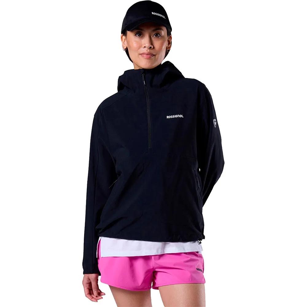 rossignol anorak stretch black m