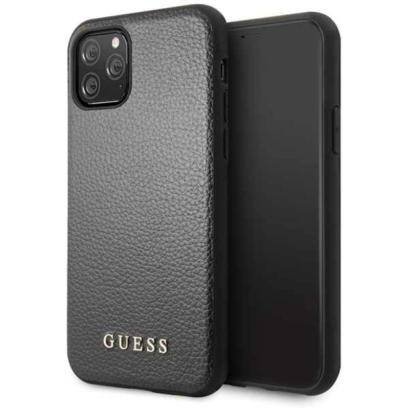 guess phone case iridescent iphone 11 pro max black