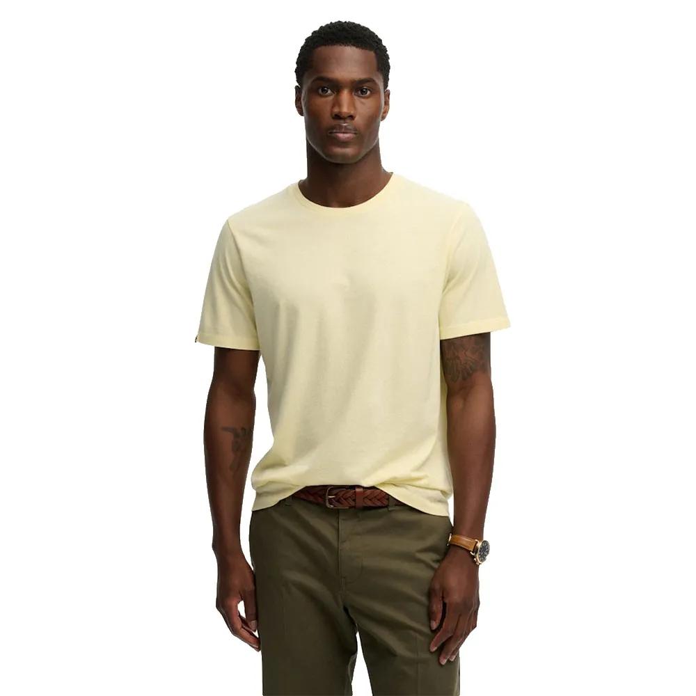 superdry t-shirt classic essential yellow s