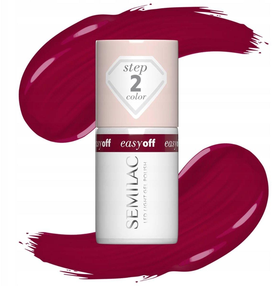 semilac nail polish easy off cherry coke 7 ml