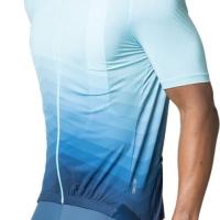 odlo bicycle jersey zeroweight chill-tec aero turquoise/blue s