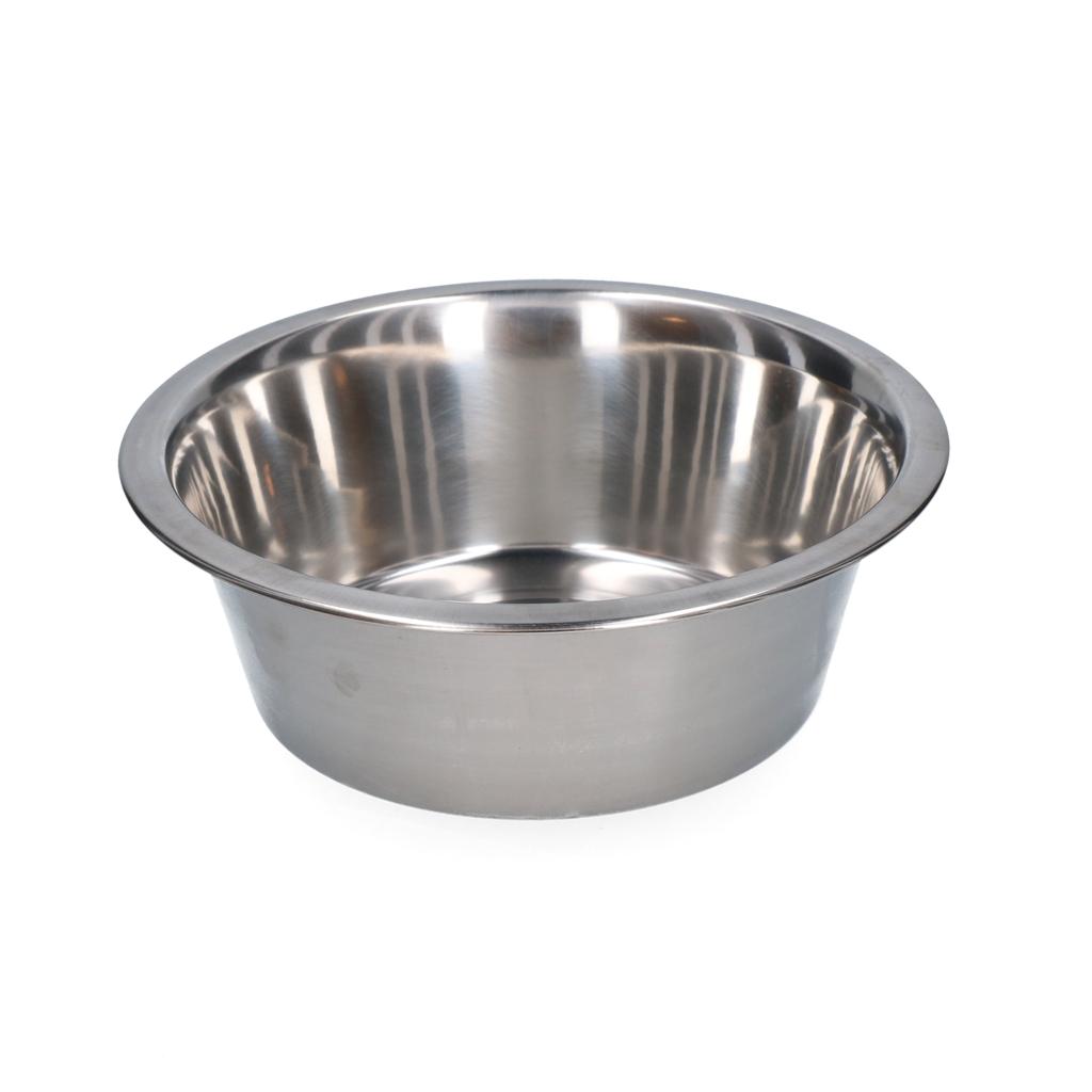 stainless steel dog bowl feeding drinking 1750ml 21cm