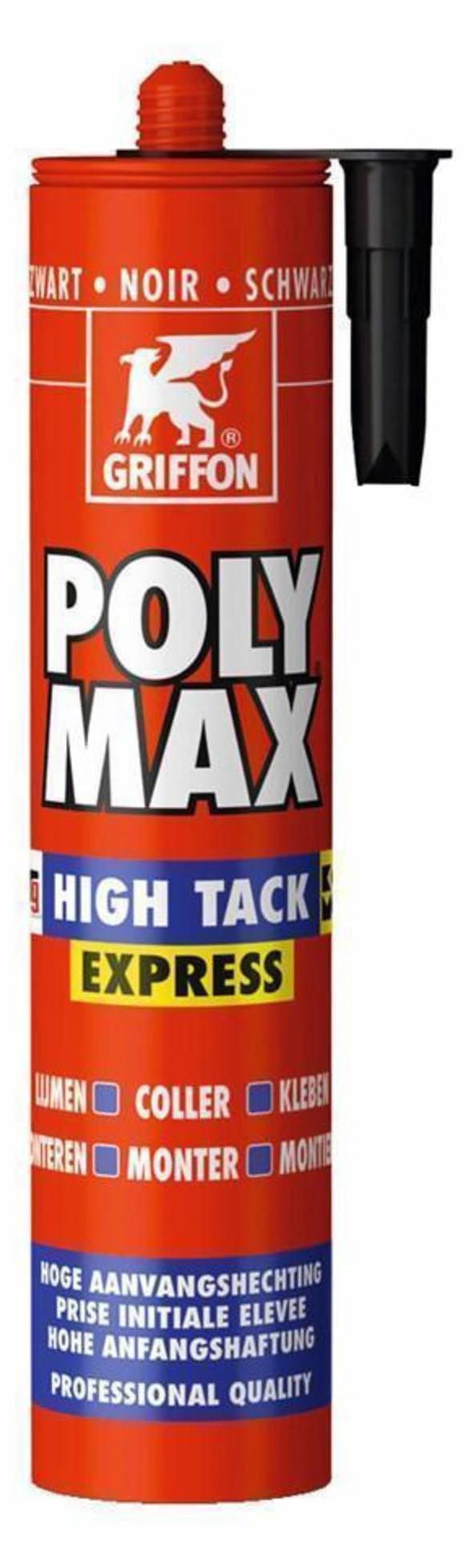 griffon construction adhesive polymax high tack noir 435g