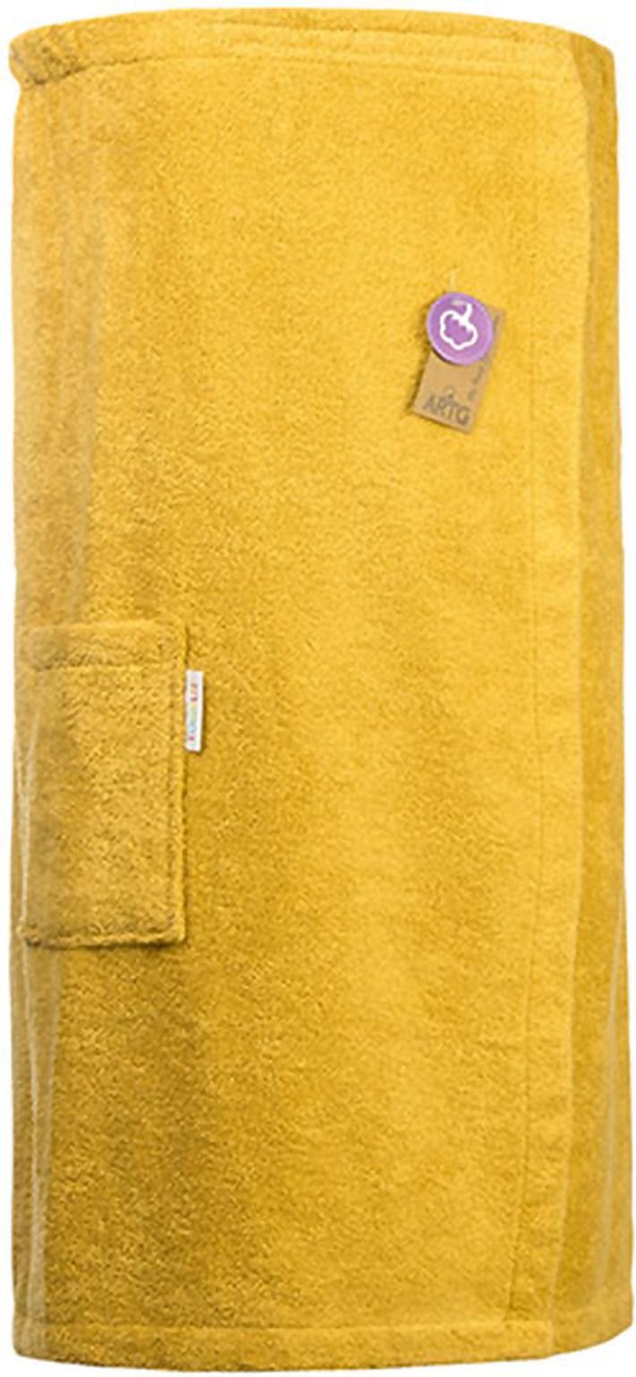 artg sauna kilt ladies mustard 85x150cm