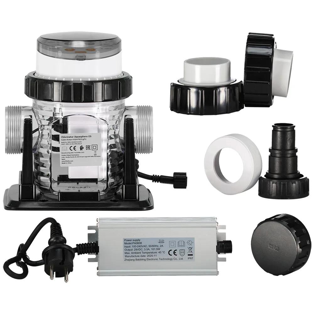 aquasphere salt water chlorinator os 75 for pools up to 75000 liters