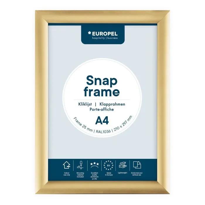 europel poster frame a4 gold 25mm