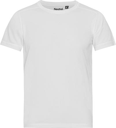 neutral t-shirt recycled performance kids white