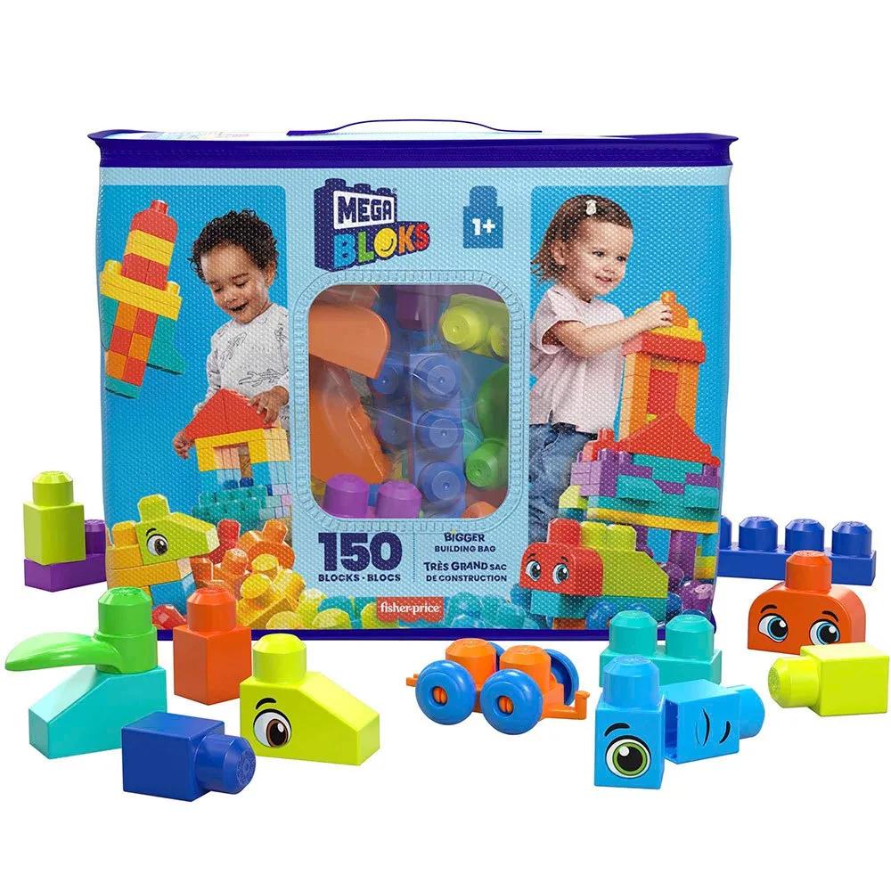 mattel building blocks maxi bag 150 pieces