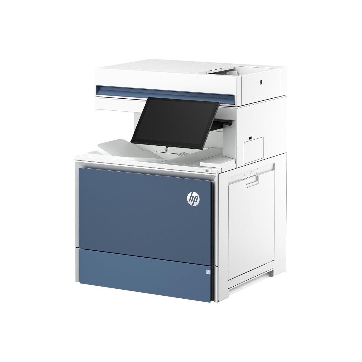 hp multifunction printer color laserjet enterprise flow mfp 6800zf 52ppm