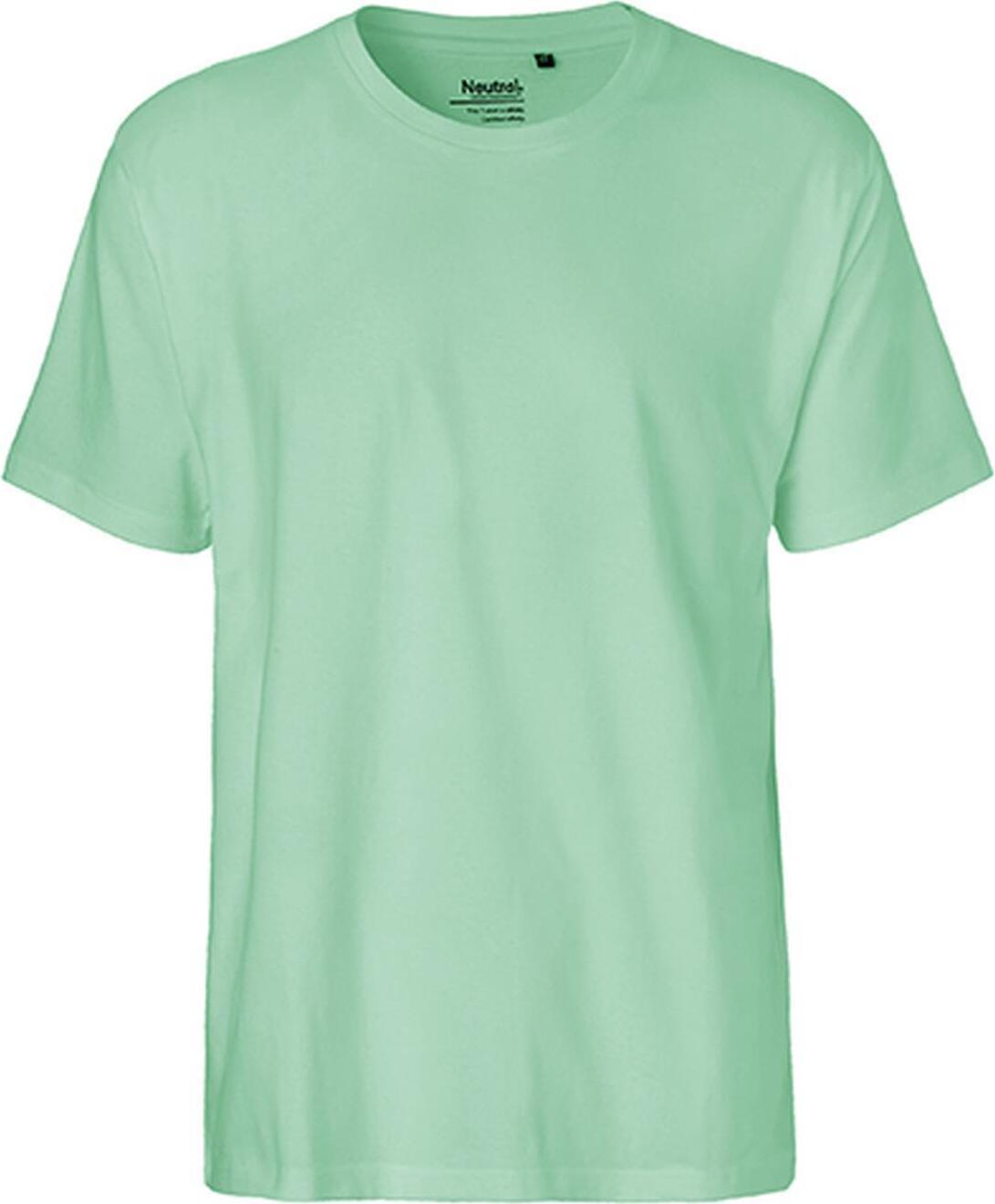 neutral t-shirt classic dusty mint m