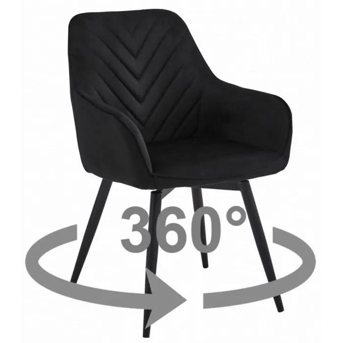 leobert dining chair nana360 black velvet 1 piece