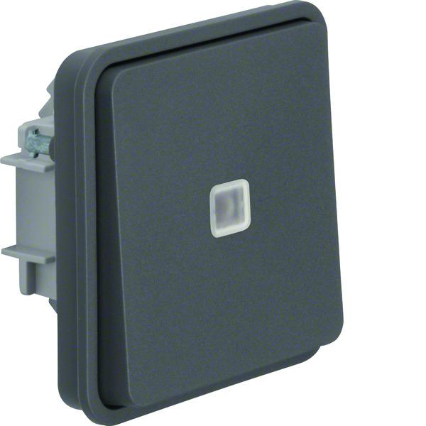 berker push button switch 50463525 illuminated