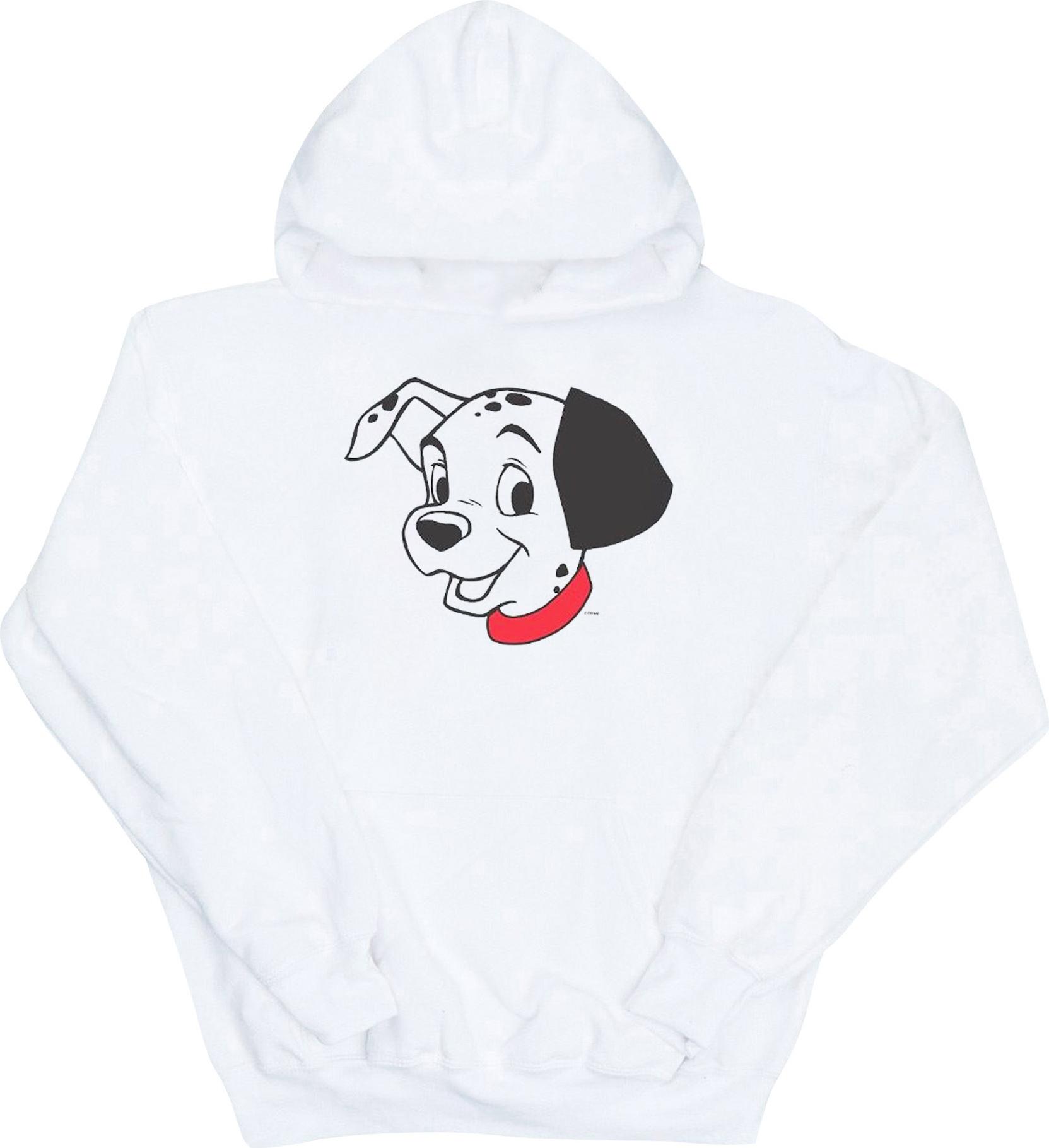 disney hoodie 101 dalmatians white 4xl