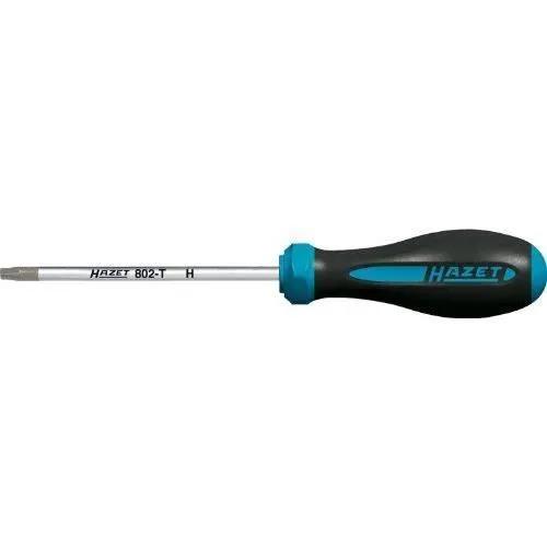 hazet screwdriver hexanamic 802-t20h tamper resistant t20h