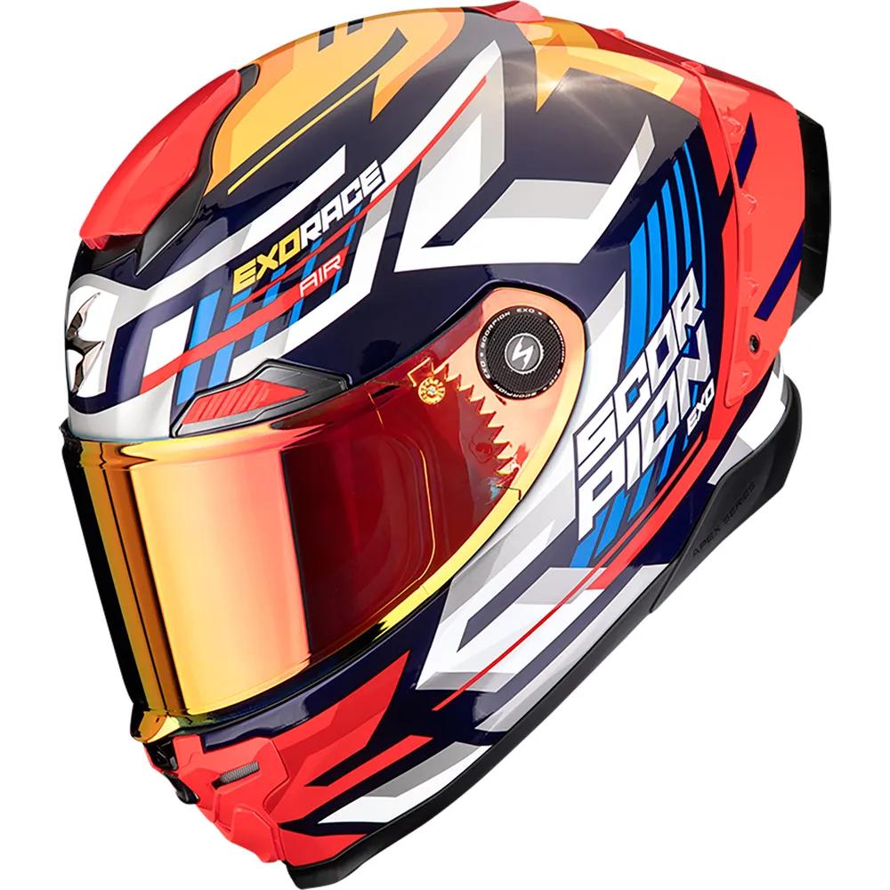 scorpion full face helmet exo-race air kobra multicolore xl